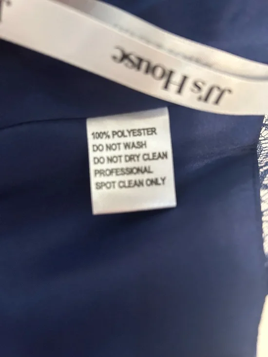 JJs House Navy Lace Bodice Midi Fit & Flare Dress Wedding Guest, Bridesmaid ,Mom - Picture 12 of 16